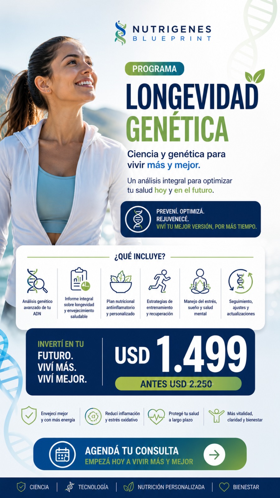 Programa Longevidad Genética — detalle